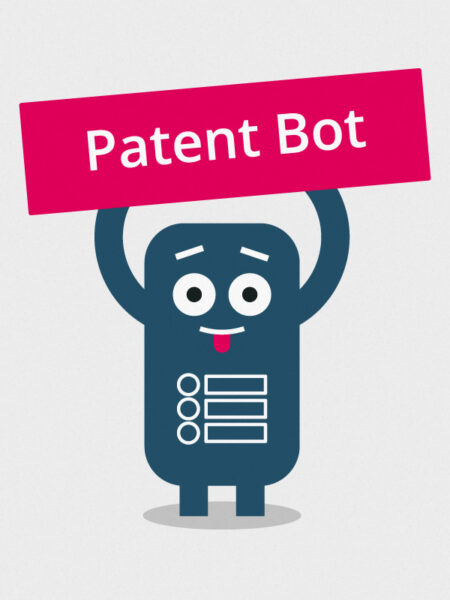 Illustration App Icon -Patentbot Albert für österrisches Patentamt